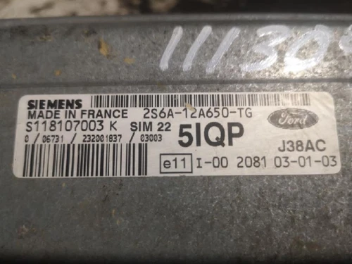 SLV2S6A12A650TG Centralita Motor Uce para FORD FIESTA (CBK) +Kedummies 1113046 - Imagen 2 de 4