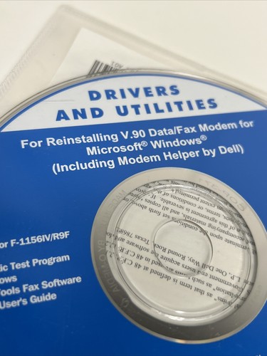 New DeLL Drivers and Utilities Resource P/N 3C790 A02 2001 For Reinstalling V 90 - Picture 3 of 4