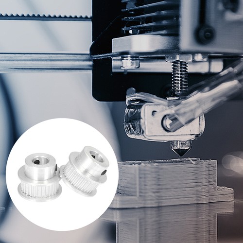 2 Pcs 3D Printer Synchronization Wheel Aluminum Alloy Timing Synchronous Pulley - Photo 2/11