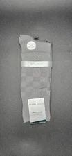 Perry Ellis Men's Portfolio Single Pair Socks, Size 7 - 12 Parchment Grey NWT