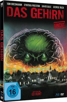 Mediabook DAS GEHIRN - THE BRAIN 1988 UNCUT Limited Edition BLU-RAY + DVD Neu