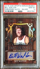 BILL WALTON 2016 LEAF SPORTS HEROES AUTO AUTOGRAPH SIGNATURE CARD PSA 10 NQ /5