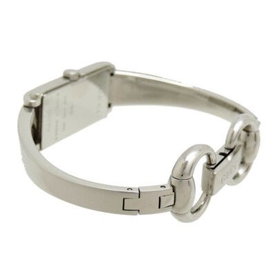 Gucci 109 Watch Quartz 13mm Women's Pink Dial Swiss Made Rectangle