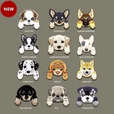 Dog Puppy Breed Patch Choose 1, Iron or Sew on