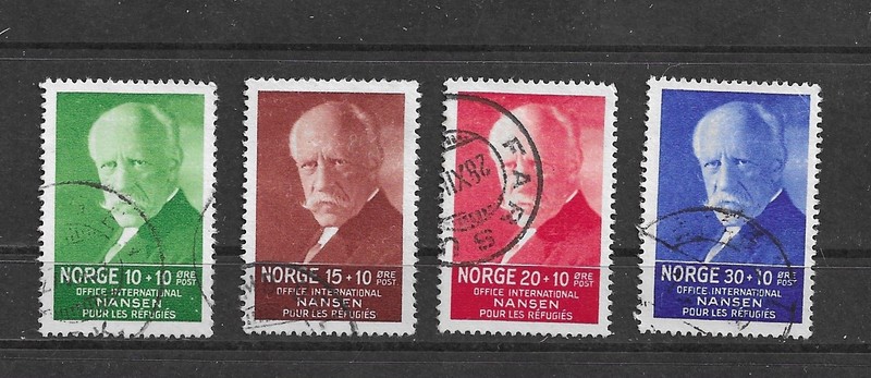 NORWAY SCOTT# B5-8 USED VF/XF  LOT#549