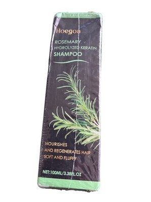 Hoegoa Rosemary Hydrolyzed Keratin Shampoo Nourishes Thick Voluminous Hair 100ml