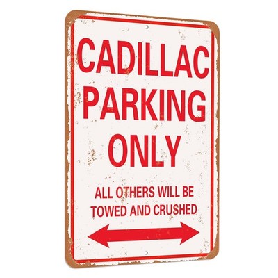 TCHPAX 12X8 - CAAC Parking only vintage look 12 x 8 inch, ASpictureSHOW-12 