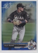 2017 Bowman Draft Chrome Blue Refractor /150 Riley Mahan #BDC-132 j2c