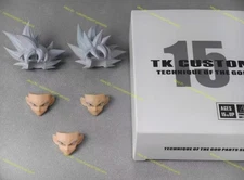 TK custom 15 1/12 shf Ultra Instinct goku white hair Head Sculpt kit UI goku
