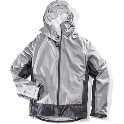 Bullstar Hardshelljacke Regen Arbeitsjacke WorXtar grau/schwarz Gr. XXXL Herren
