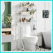 Over The Toilet Storage Rack, Metal 3 Tier Bathroom Organizer Shelf with Pape...