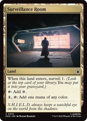 Surveillance Room Marvel Super Heroes Foil MTG 274 NM