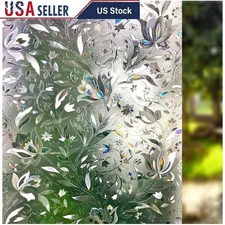 Static Cling Window Film UV Protection Privacy Decorative Glass Sticker New