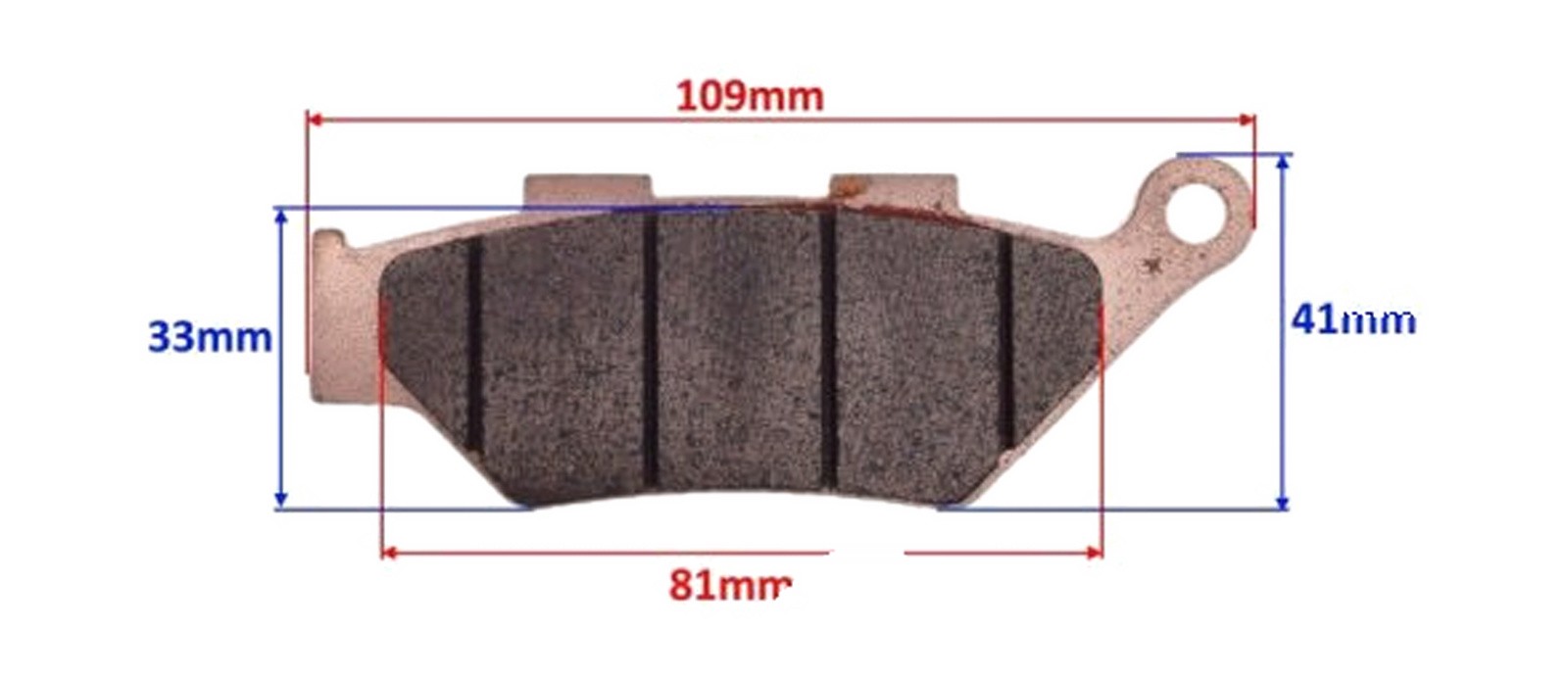 Plaquettes de frein avant pour Benelli Imperiale 400 anti-bruit