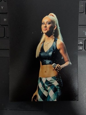 CHRISTINA AGUILERA rare original photo 4x6''