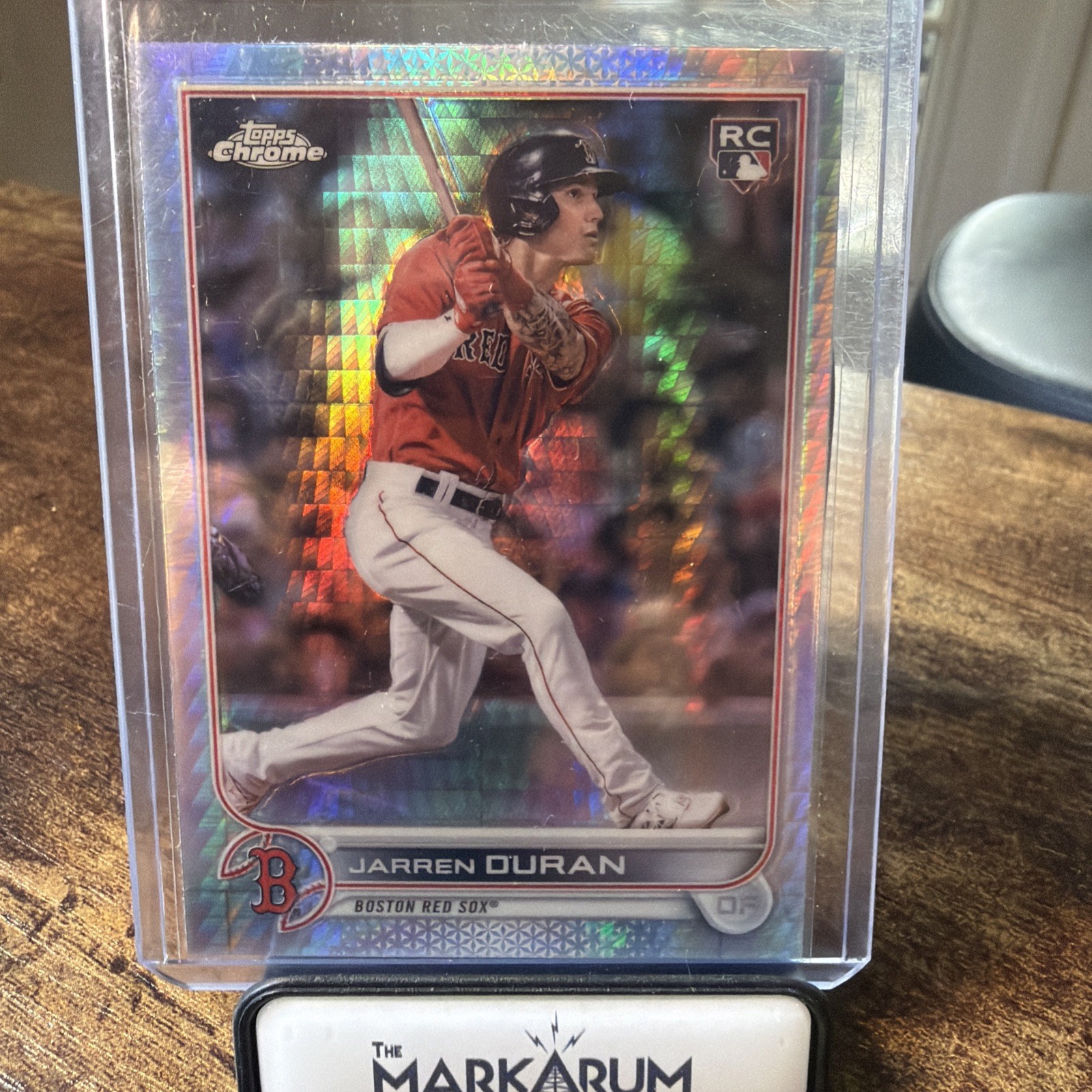 2022 Topps Chrome - Jarren Duran #113 Prism Refractor (RC)