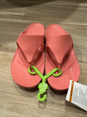 Woman Crocs Kadee Wedge Flip Flop Size 9