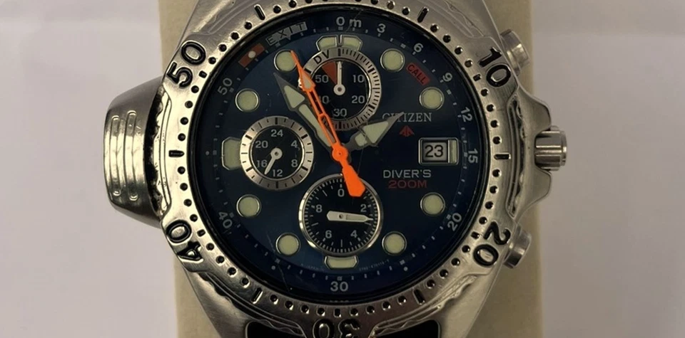 RELOJ DE BUCEO PROMASTER VINTAGE CITIZEN PARA HOMBRE 200m 3740-E70006 GN-4-S AY5000-05L Foto 2 de 4