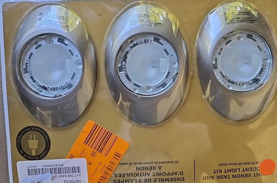 3 xenon Recessed Accent Lights Kit Hampton Bay Foto 4 de 4