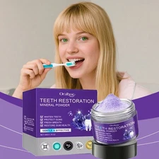 Teeth Restoration Mineral Powder Teeth Whitening Remove Stain Oral Fresh Breath