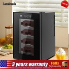 8-Bottle Wine Cooler Refrigerator 110V Freestanding For Home Bar Wine Fridge