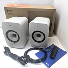 KEF LSX II LT Wireless HiFi Speakers Airplay, Bluetooth - Pair (Stone White)