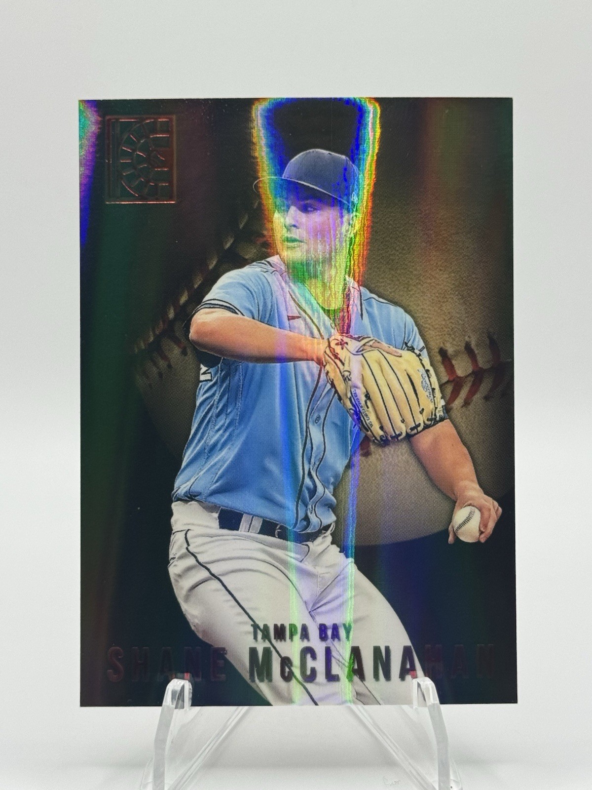 Shane McClanahan 2022 Capstone Red Foil #94 Tampa Bay Rays