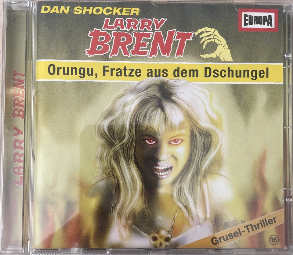 Larry Brent - Dan Shocker - Europa - Orungu, Fratze aus dem Dschungel - CD - 16 - Bild 1 von 2