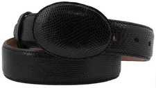 Kids Rodeo Wear Belt Cowboy Leather Black Genuine Teju Lizard Skin Size 26-32