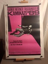 KAMIKAZE '89 Original 1983 27X41 MOVIE POSTER RAINER WERNER FASSBINDER 