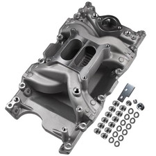 Aluminum Intake Manifold Fit Mopar La V8 318 340 360 4-bbl Carb 1967-1991 Aluminum Intake Manifold Fit Mopar La V8 318 340 360 4-bbl Carb 1967-1991