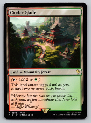 Cinder Glade - Final Fantasy Commander - MTG