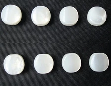 Grover Mandolin Tuning Machine Buttons, Pearloid (Set of 8)