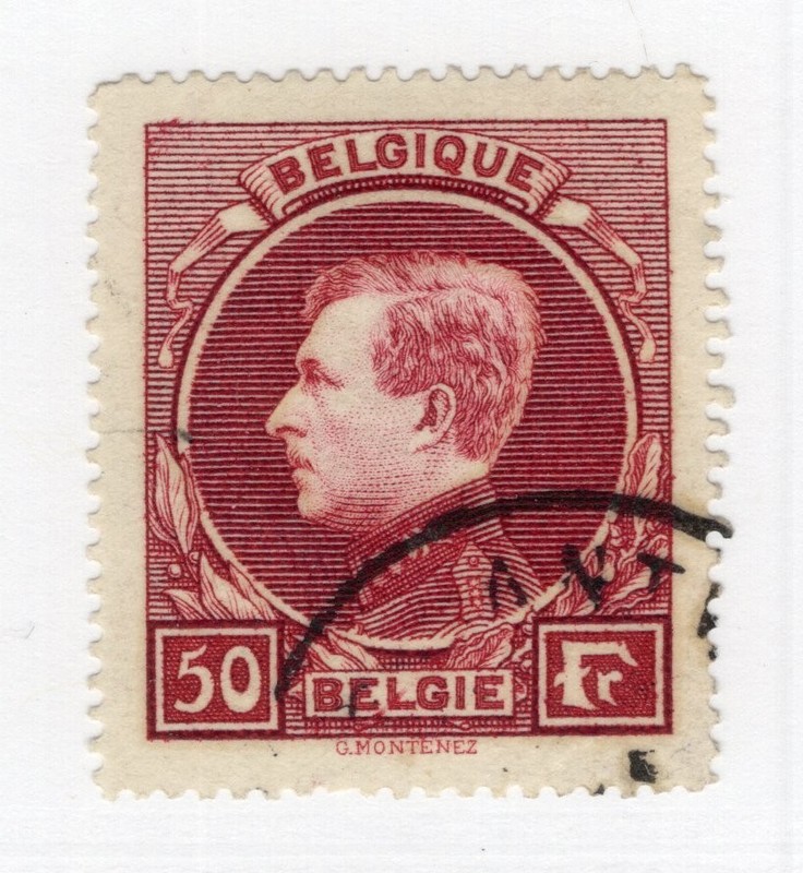 Belgium - Sc# 214a Used / Perf 14 1/2       -       Lot 0726203