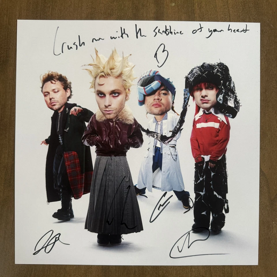 5 Seconds of Summer - Everyone’s A Star! CD + SIGNED PRINT w/ HANDWRITTEN LYRICS - Image 2 of 4