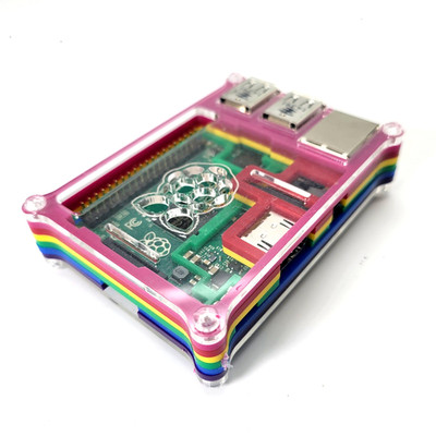 Raspberry Pi 2 Model B Quad Core Rpi2 1G 2B in Custom Case - CIB w Manual & Box
