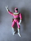 Vintage Power Rangers Set Of 3 Zeo 8" Pink Blue Gold Action Figures 1996 Bandai