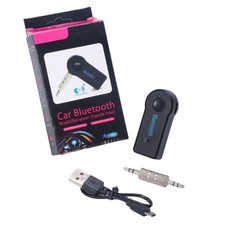 New Car Receiver Adapter Wireless Bluetooth 3.5mm AUX Audio Stereo Music Home
