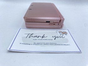 Nintendo 3DS Misty Pink Game Console Stylus Excellent w/Charger BOX
