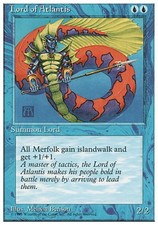 Lord of Atlantis - Damaged / Poor MTG 4th Edition
