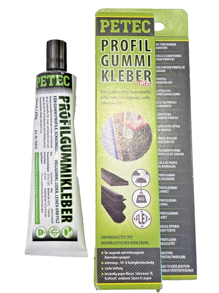 Profilgummikleber Kunststoff Klebstoff 93870 TüRgummi Dichtung 70Ml Petec-image
