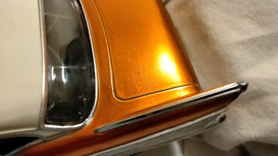 Muscle Machines Funline 1:24 '57 Chevy " *Candy Orange RARE! Loose - Image 4 of 4