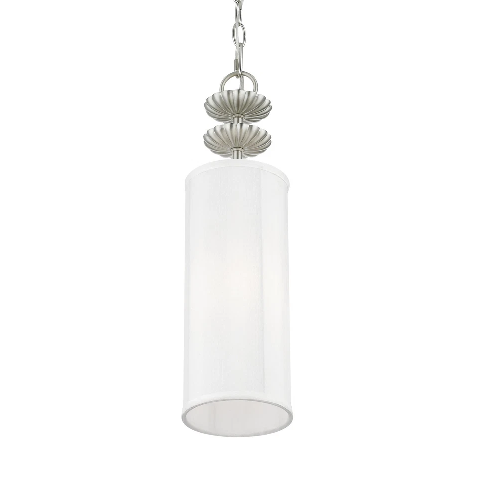Livex Lighting 42981 Brookdale 5"W Taper Candle Mini Pendant - Black - Image 3 of 4