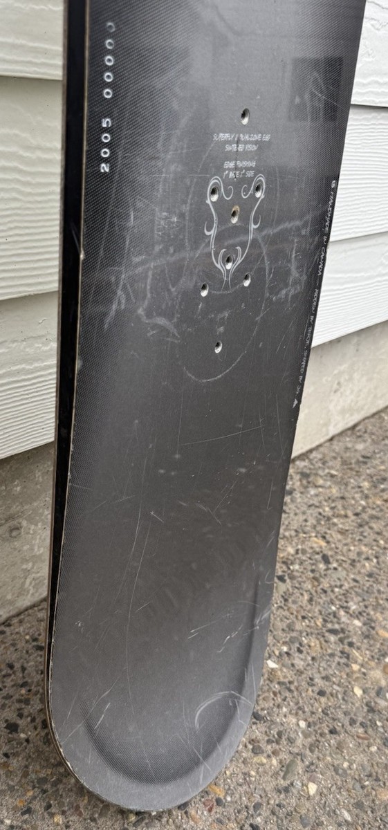 【名機☆美品】Burton MALOLO(マロロ) 154cm パウダー 2006 Burton Malolo 154cm Powder Snowboard Used 20mm Tapered Camber