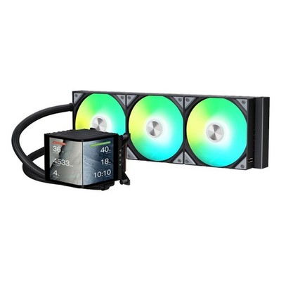 TRYX Panorama 360 ARGB 6.5'' AMOLED Curved Screen 3D Display AIO Cooler