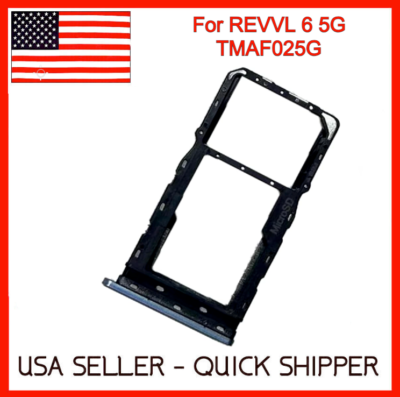 FOR T-MOBILE REVVL 6 5G TMAF025G SIM TRAY MEMORY CARD SLOT HOLDER