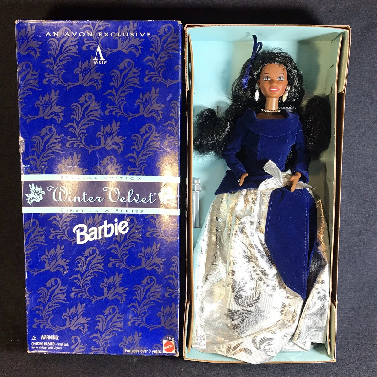 Winter velvet barbie african american new arrivals