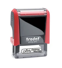 Trodat Personalized with Your Name Clothing Stamp