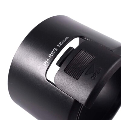 PH-RBG 58mm Lens Hood Shade for Pentax SMCP-DA 55-300mm f/4-5.8 Lens
