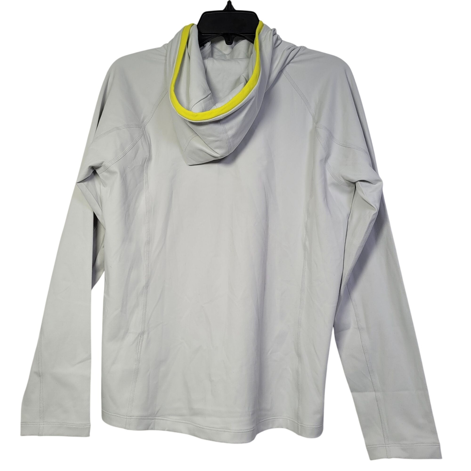 Felpa con cappuccio donna Fila collo imbuto traspirante allenamento attivo grigia taglia media